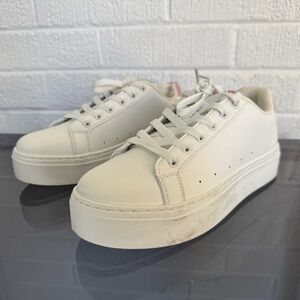 Kappa Cream Sneakers Minimalist Low-Top Design